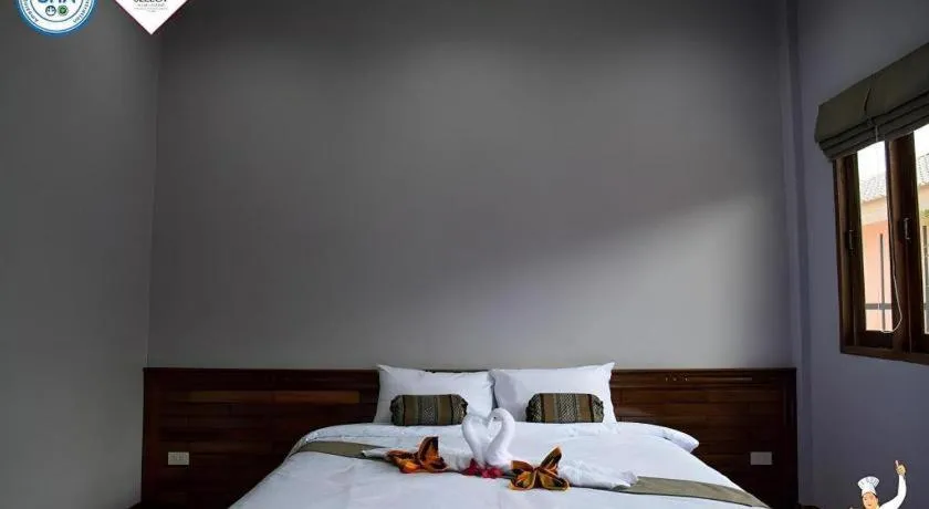 Bed in Baan Home Resort