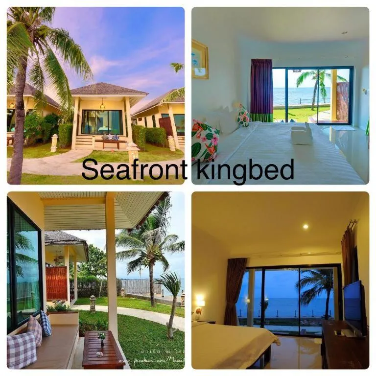 Bed in Villa Phra Chan Resort