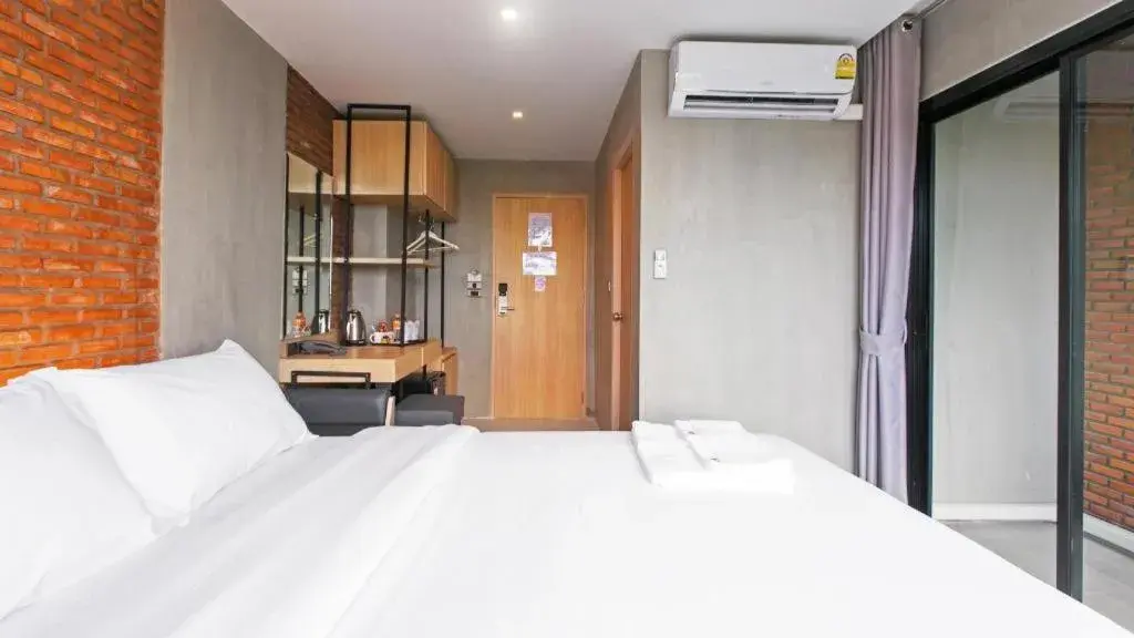 Bed in B2 Mukdahan Boutique and Budget Hotel Bed in B2 Mukdahan Boutique and Budget Hotel
