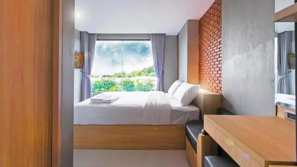 Bed in B2 Mukdahan Boutique and Budget Hotel Bed in B2 Mukdahan Boutique and Budget Hotel