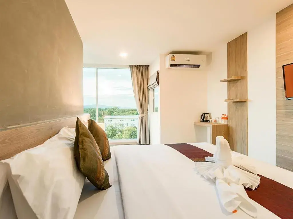 Bed in B2 Phrae Boutique and Budget Hotel Bed in B2 Phrae Boutique and Budget Hotel