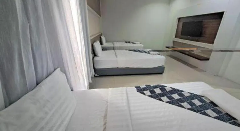 Bed in S-Tawan Hotel & Convention