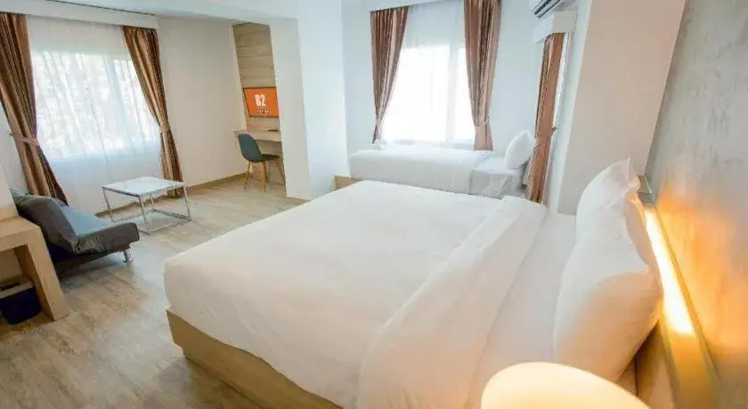 Bed in B2 Nakhonsawan Premier Hotel Bed in B2 Nakhonsawan Premier Hotel