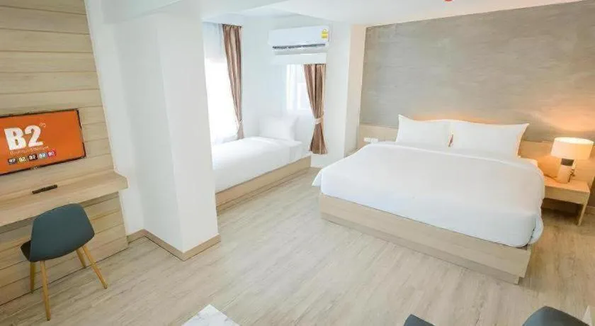 Bed in B2 Nakhonsawan Premier Hotel