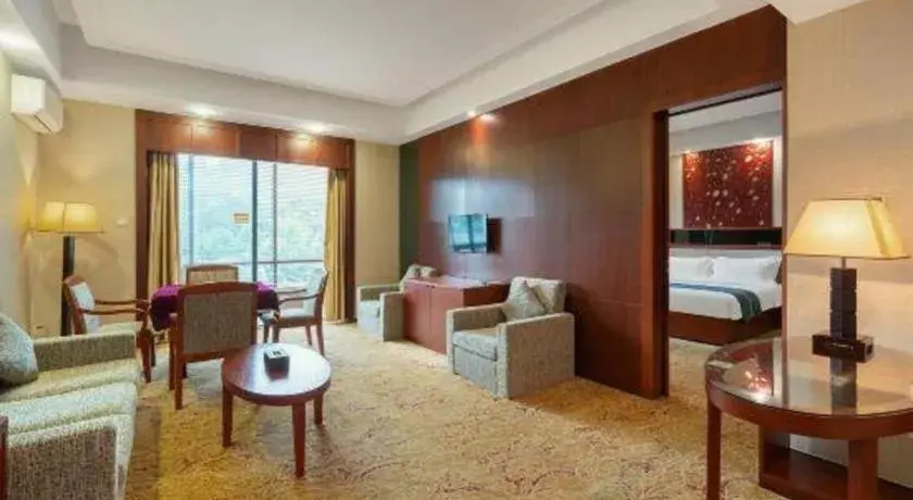 Bed in Longyan Capital International Hot Spring Resort Bed in Longyan Capital International Hot Spring Resort