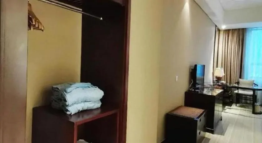 Bed in Longyan Capital International Hot Spring Resort