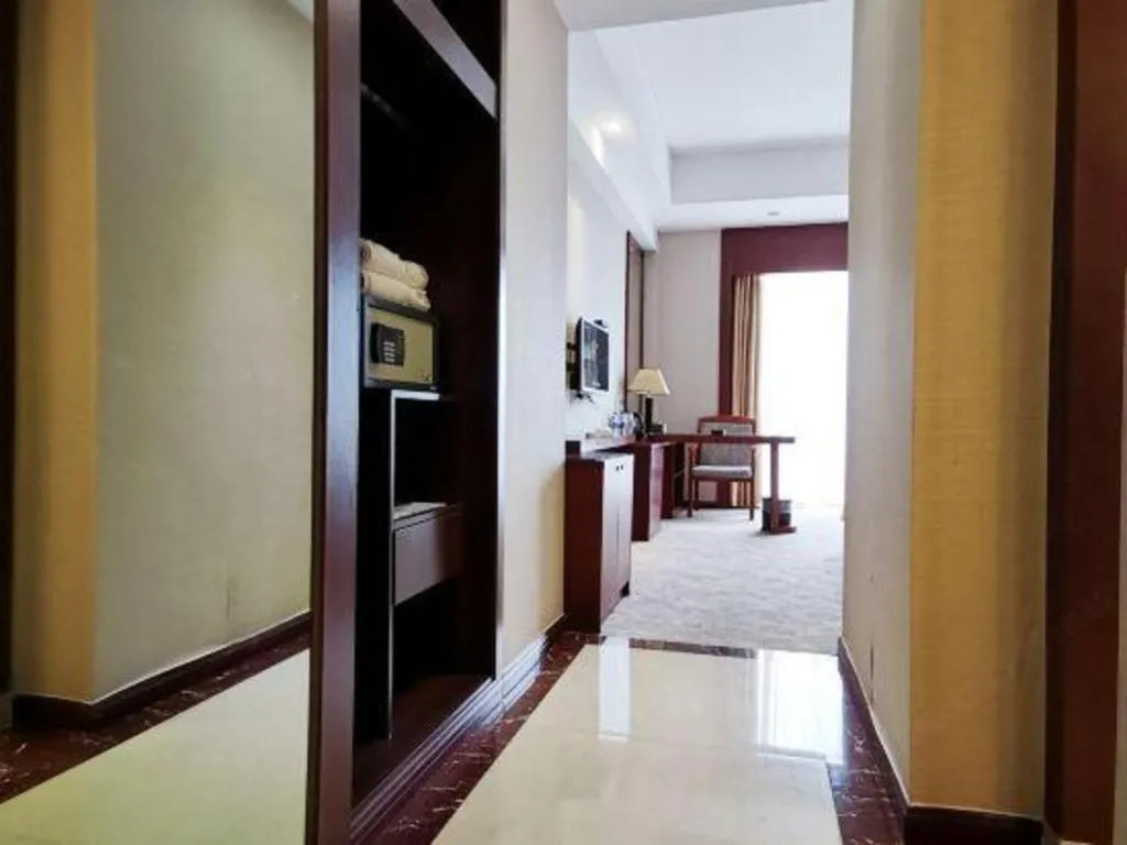 Bed in Longyan Capital International Hot Spring Resort