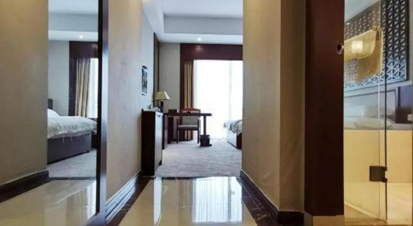 Bed in Longyan Capital International Hot Spring Resort