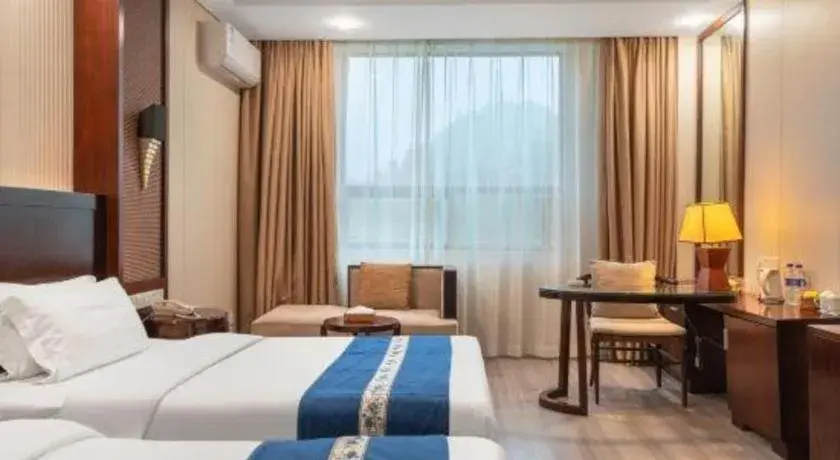 Bed in Longyan Capital International Hot Spring Resort Bed in Longyan Capital International Hot Spring Resort