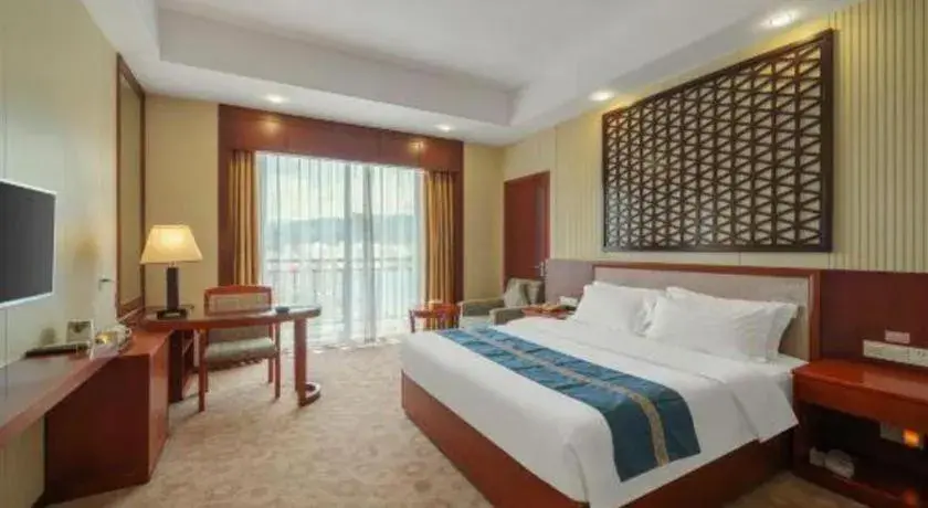 Bed in Longyan Capital International Hot Spring Resort Bed in Longyan Capital International Hot Spring Resort