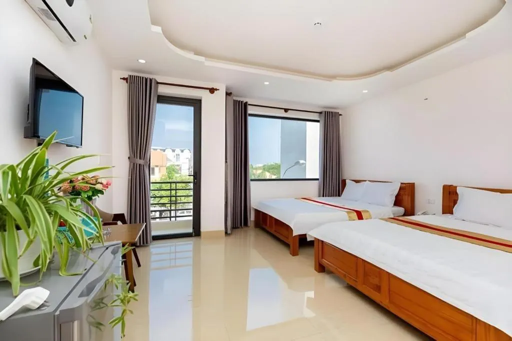 Bed in New Vung Tau Hotel