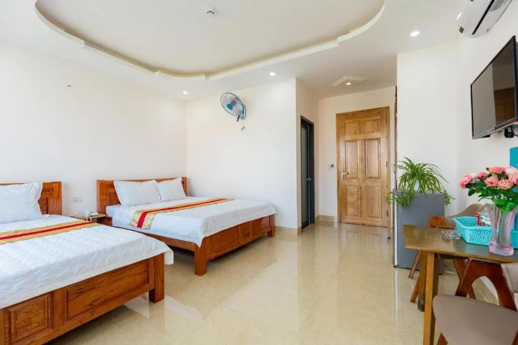 Bed in New Vung Tau Hotel