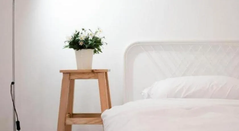 Bed in Unyak Room Ayutthaya