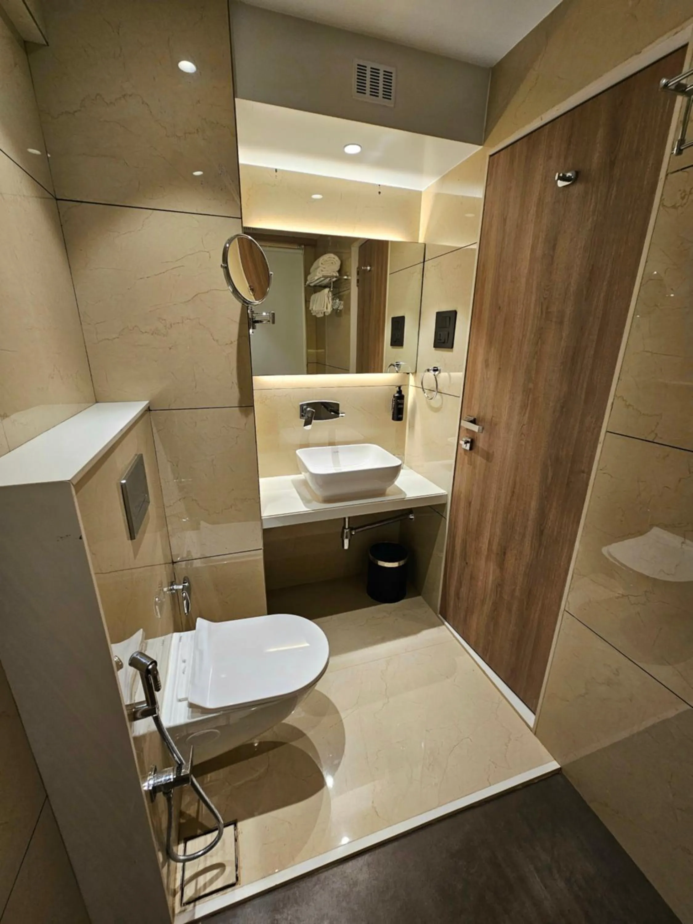 Toilet in Hotel Golden Nest Thane