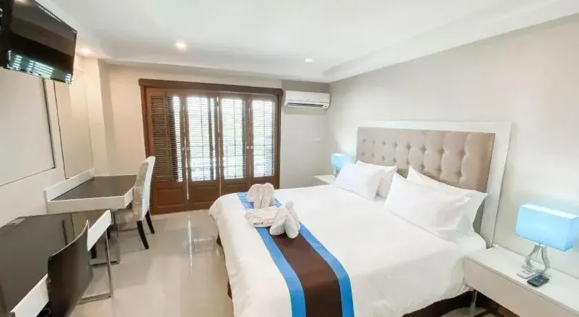 Bed in Blue Wave Hotel Hua Hin Bed in Blue Wave Hotel Hua Hin