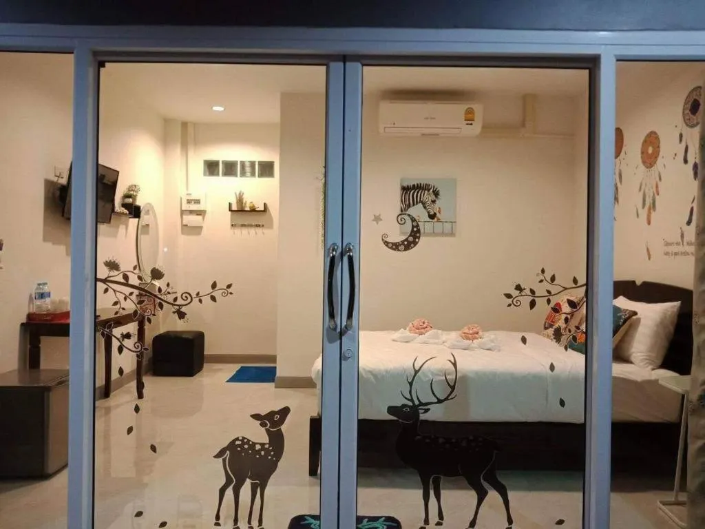 Bed in Baan Bhuriwat Kiriwong