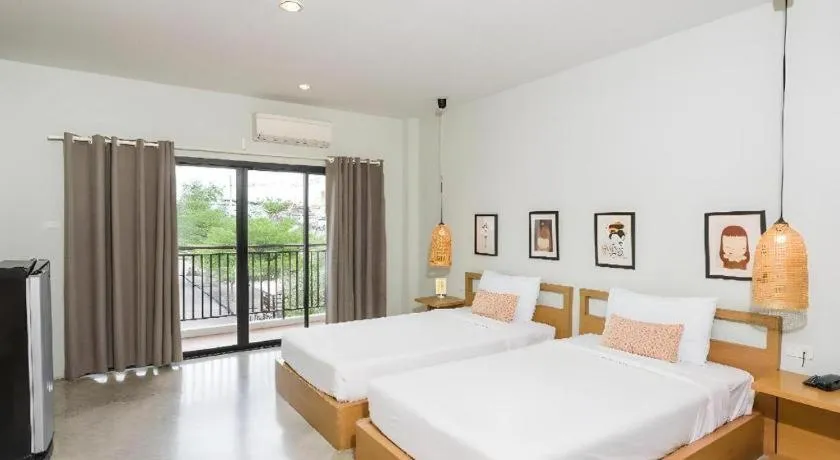 Bed in Yellow Moon Hotel