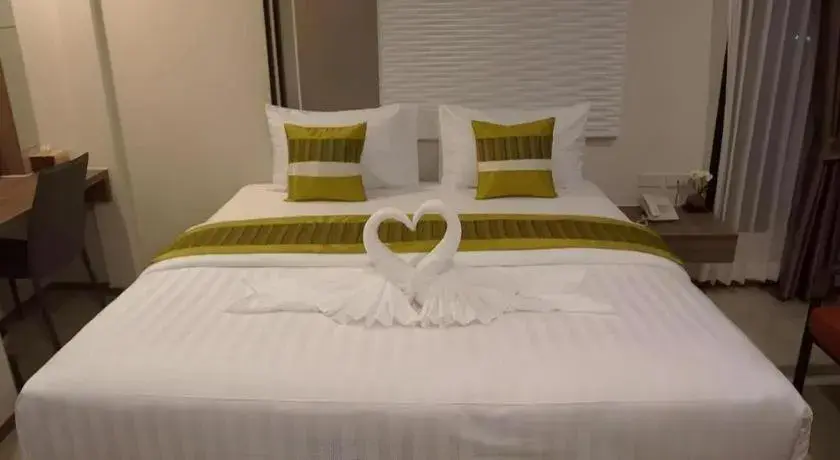 Bed in Chatnipa Beach Resort Bed in Chatnipa Beach Resort