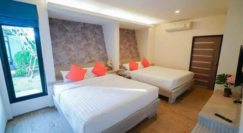 Bed in Chatnipa Beach Resort Bed in Chatnipa Beach Resort