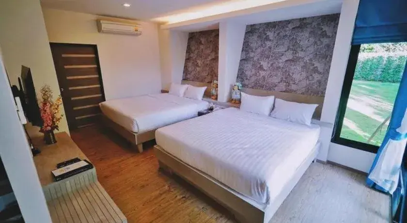 Bed in Chatnipa Beach Resort Bed in Chatnipa Beach Resort