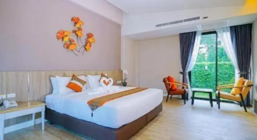 Bed in Chatnipa Beach Resort Bed in Chatnipa Beach Resort