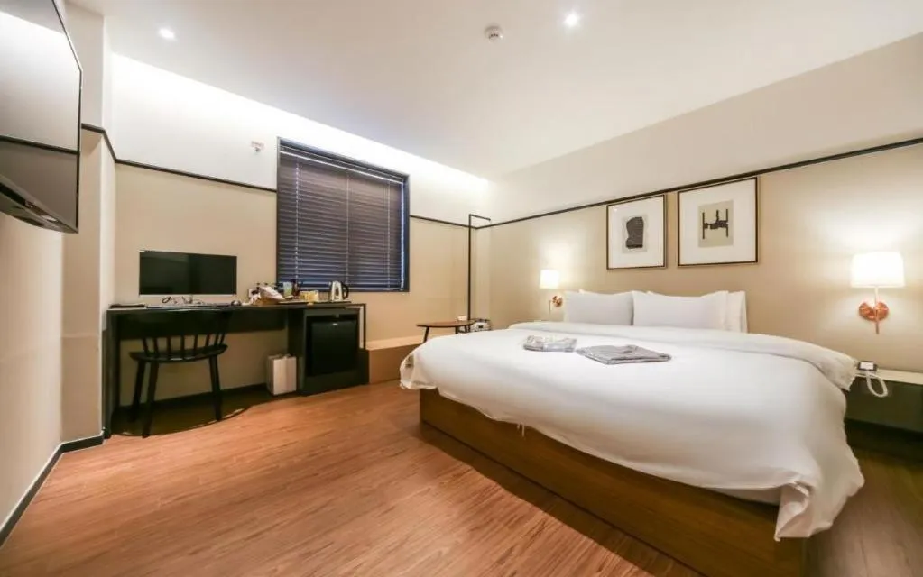 Bed in Changwon Brown dot Hotel Palyong