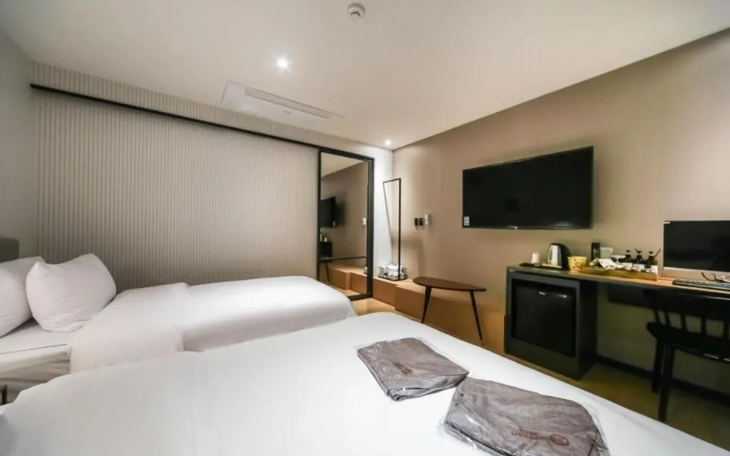 Bed in Changwon Brown dot Hotel Palyong
