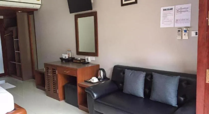 Bed in Khanom Cabana Beach Resort