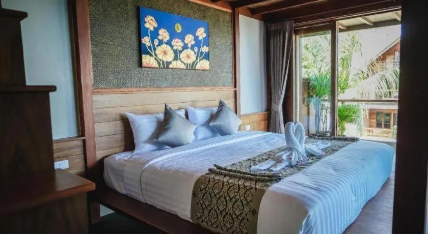 Bed in Khanom Cabana Beach Resort