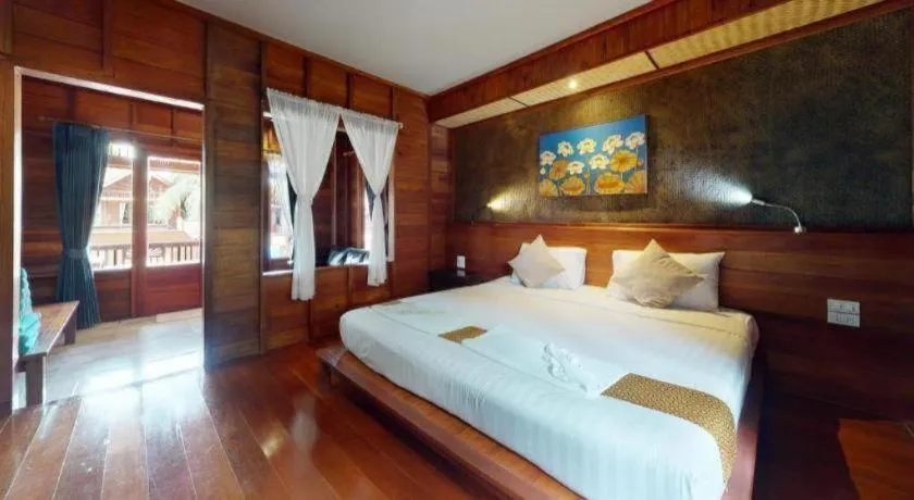 Bed in Khanom Cabana Beach Resort