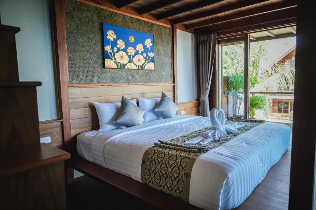 Bed in Khanom Cabana Beach Resort