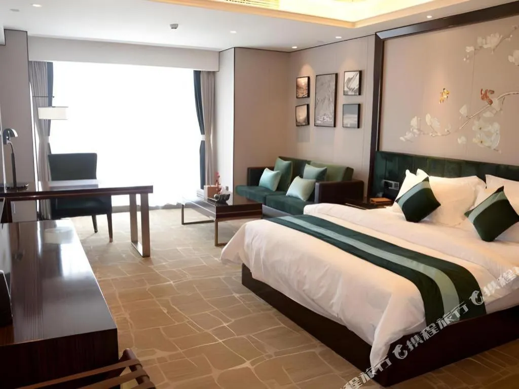 Bed in Metropolo Hotel Chengdu Wuhou Wanda Plaza