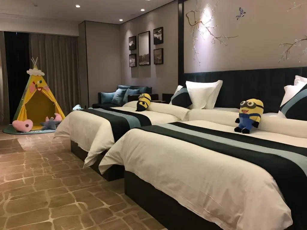 Bed in Metropolo Hotel Chengdu Wuhou Wanda Plaza Bed in Metropolo Hotel Chengdu Wuhou Wanda Plaza