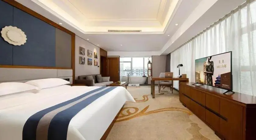 Bed in Metropolo Hotel Chengdu Wuhou Wanda Plaza Bed in Metropolo Hotel Chengdu Wuhou Wanda Plaza