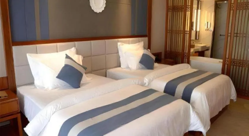 Bed in Metropolo Hotel Chengdu Wuhou Wanda Plaza