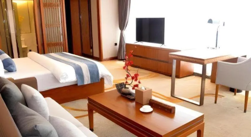 Bed in Metropolo Hotel Chengdu Wuhou Wanda Plaza