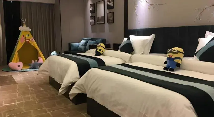 Bed in Metropolo Hotel Chengdu Wuhou Wanda Plaza Bed in Metropolo Hotel Chengdu Wuhou Wanda Plaza