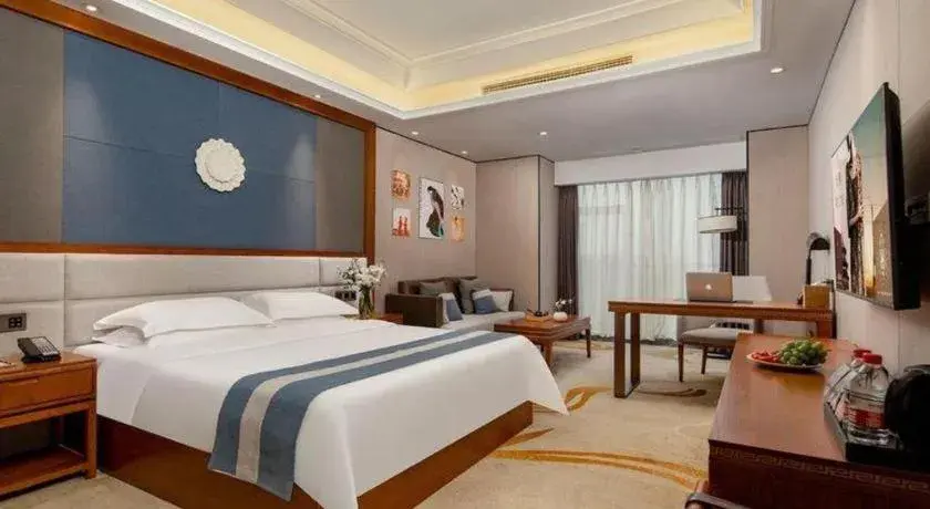 Bed in Metropolo Hotel Chengdu Wuhou Wanda Plaza Bed in Metropolo Hotel Chengdu Wuhou Wanda Plaza