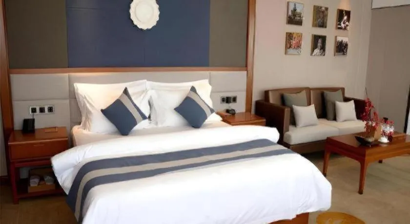 Bed in Metropolo Hotel Chengdu Wuhou Wanda Plaza