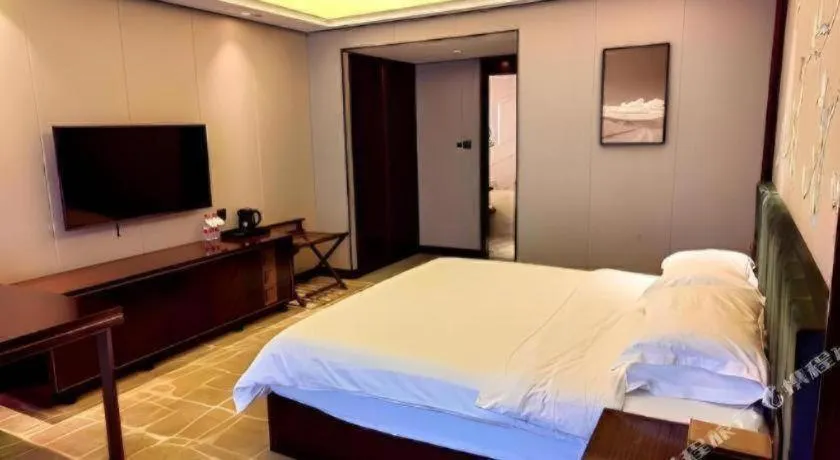 Bed in Metropolo Hotel Chengdu Wuhou Wanda Plaza