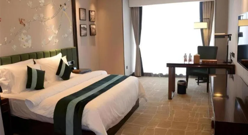 Bed in Metropolo Hotel Chengdu Wuhou Wanda Plaza