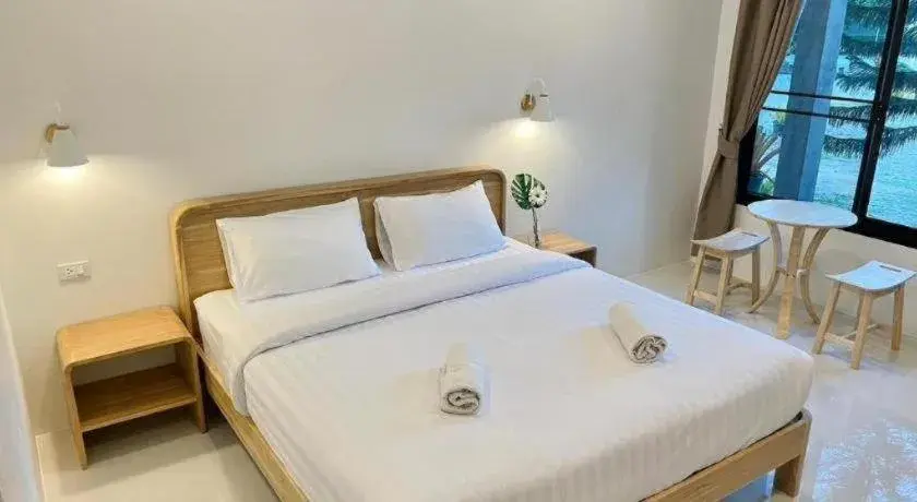 Bed in Baan Klang Suan Resort Bed in Baan Klang Suan Resort