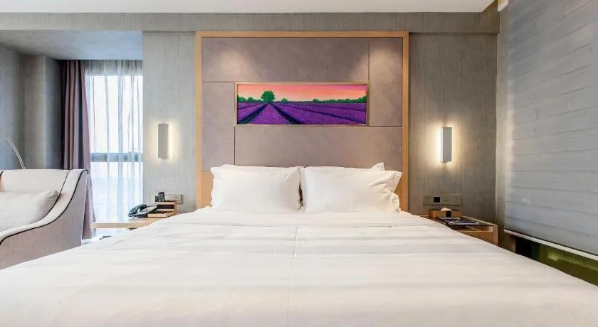 Bed in Lavande Hotels Wuhan Wuchang Railway Station Square
