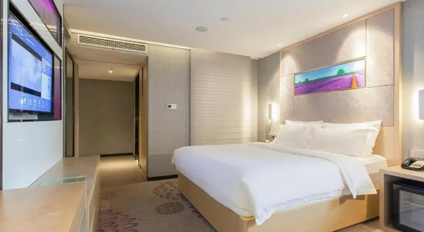 Bed in Lavande Hotels Wuhan Wuchang Railway Station Square