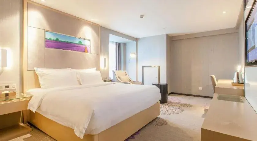 Bed in Lavande Hotels Wuhan Wuchang Railway Station Square Bed in Lavande Hotels Wuhan Wuchang Railway Station Square