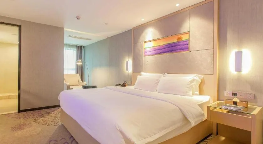 Bed in Lavande Hotels Wuhan Wuchang Railway Station Square