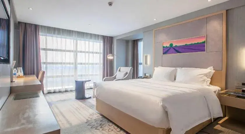 Bed in Lavande Hotels Wuhan Wuchang Railway Station Square Bed in Lavande Hotels Wuhan Wuchang Railway Station Square