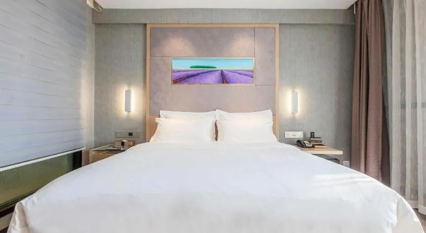 Bed in Lavande Hotels Wuhan Wuchang Railway Station Square