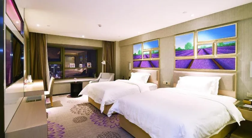 Bed in Lavande Hotels Wuhan Wuchang Railway Station Square