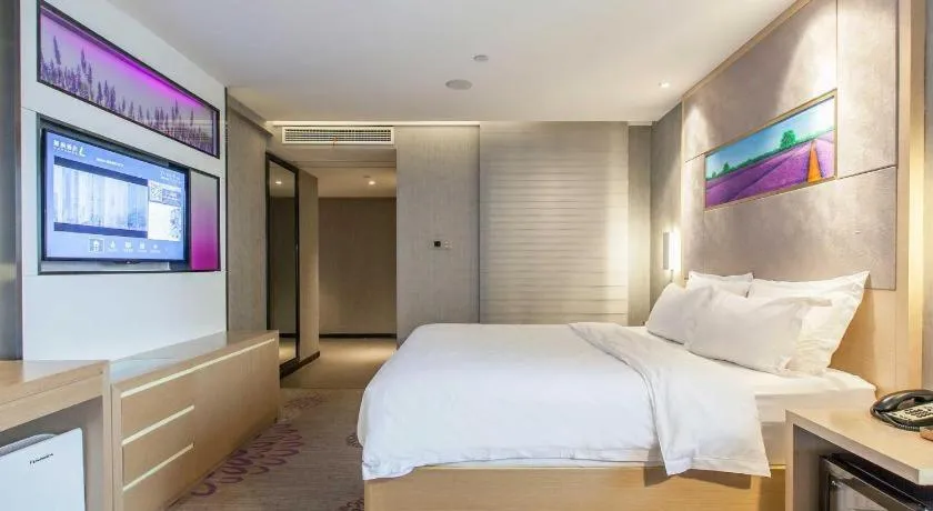 Bed in Lavande Hotels Wuhan Wuchang Railway Station Square
